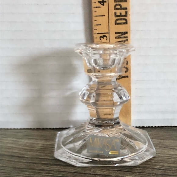 Mikasa Edinburgh Crystal Candlestick Holders - Picture 11 of 12